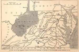 The proposed state of Kanawha,1862