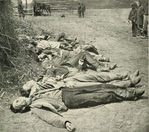 Dead at Spotsylvania, 1864.