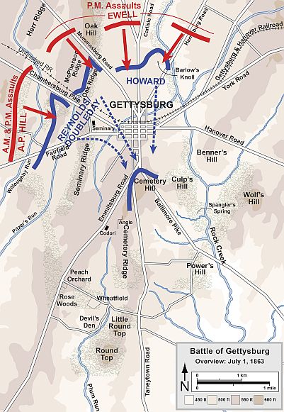 Gettysburg was no ordinary battle. These maps reveal how Lee lost the fight.