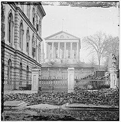 Richmond, Virginia Capitol Building in April 1865