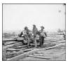 Three Confederate prisoners. Captured at Gettysburg.