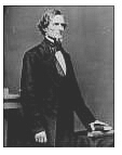 President Jefferson Davis, Confederate States of America.